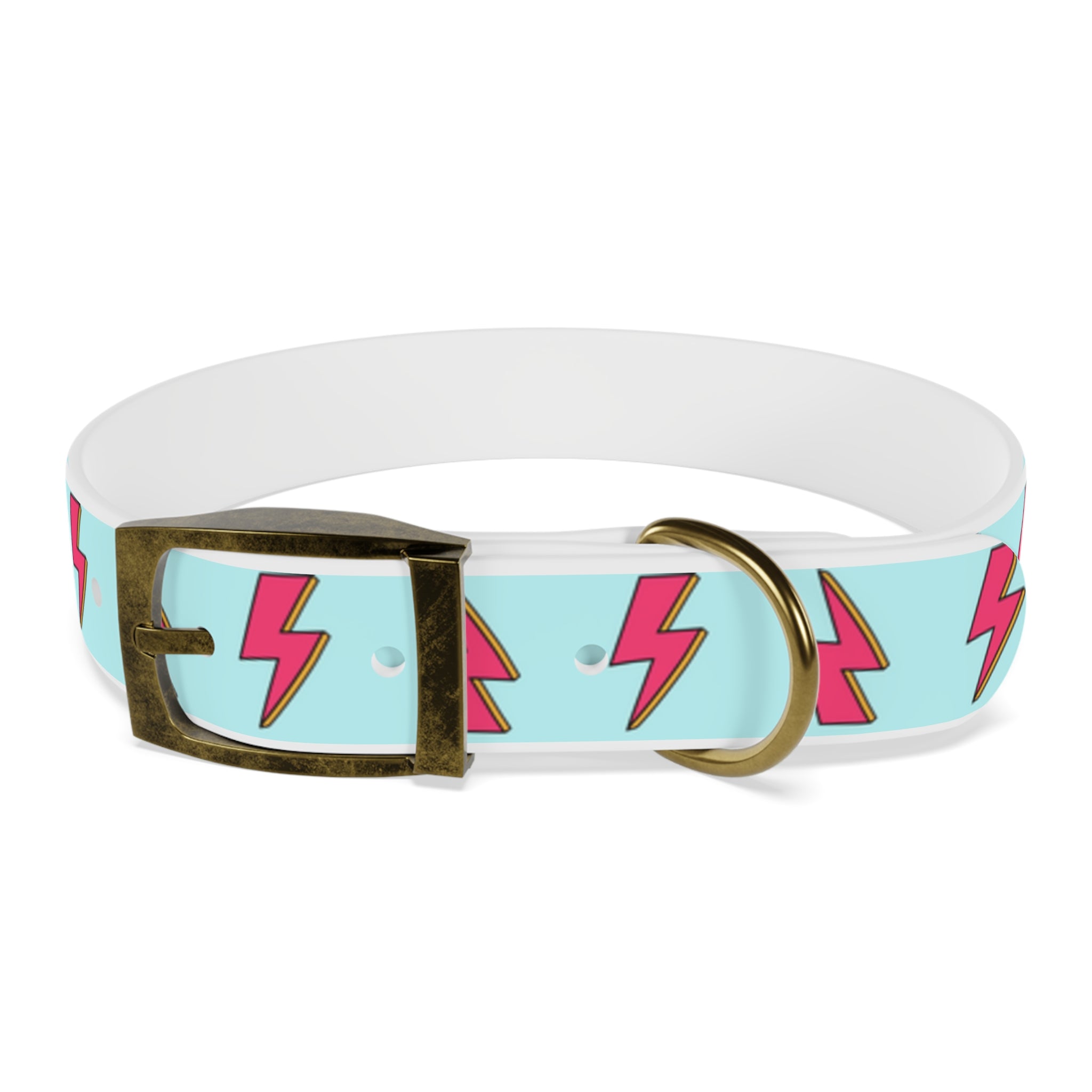 Bowie Ziggy Stardust Lightning Bolt Dog Collar Sofa City Sweethearts