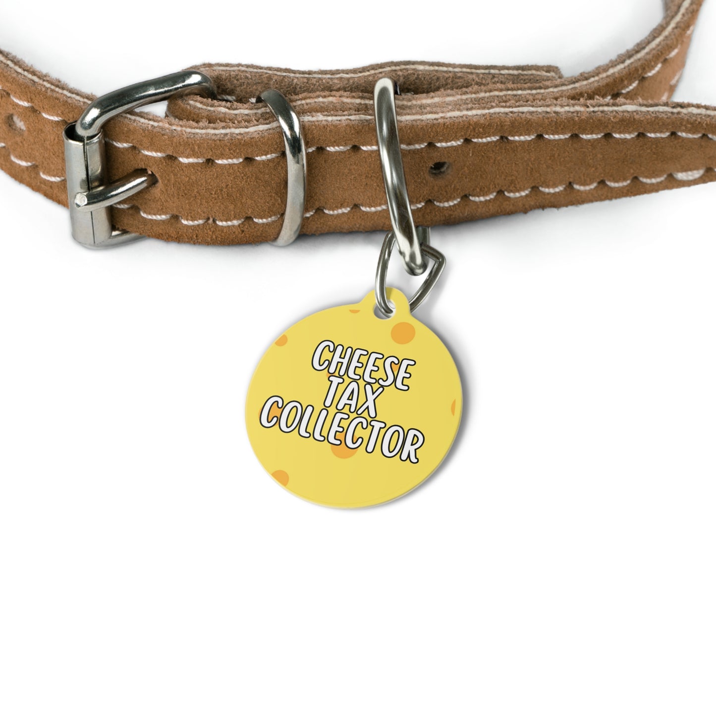 Cheese Tax Collector Double Sided Personalized  Pet Tag Tag