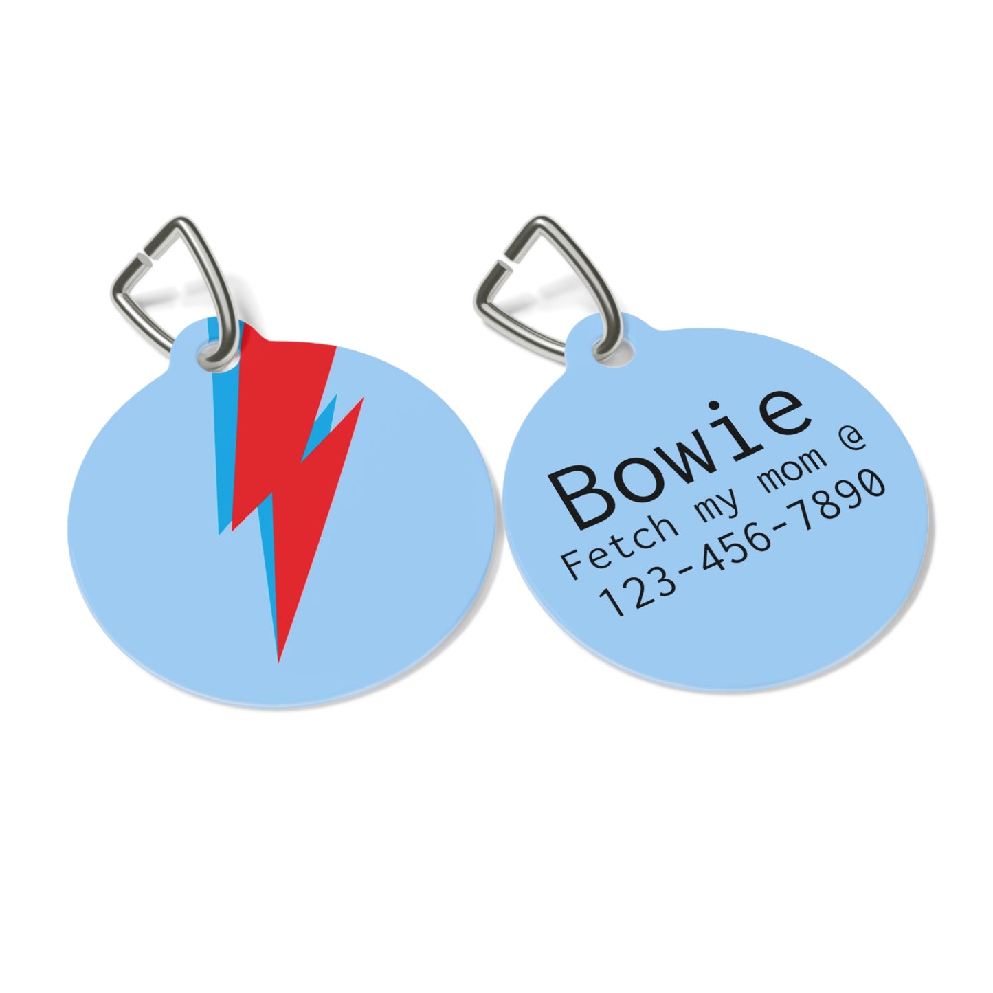 Bowie Ziggy Stardust Personalized  Pet Tag Tag