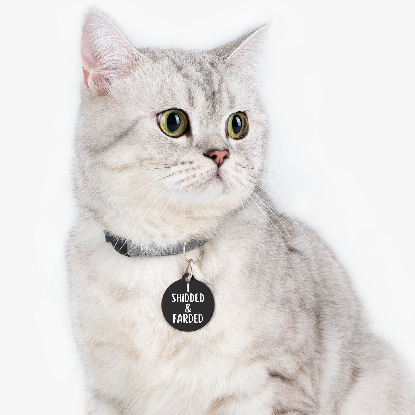 I Shidded & Farded Double Sided Personalized  Pet Tag Tag