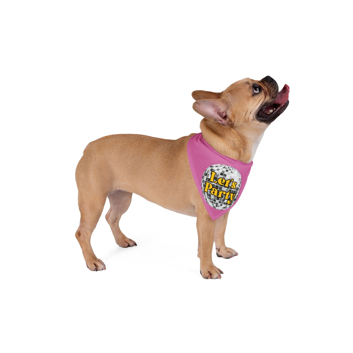 Let's Party Disco Ball Dog and Cat Pet Bandana- 2 Sizes