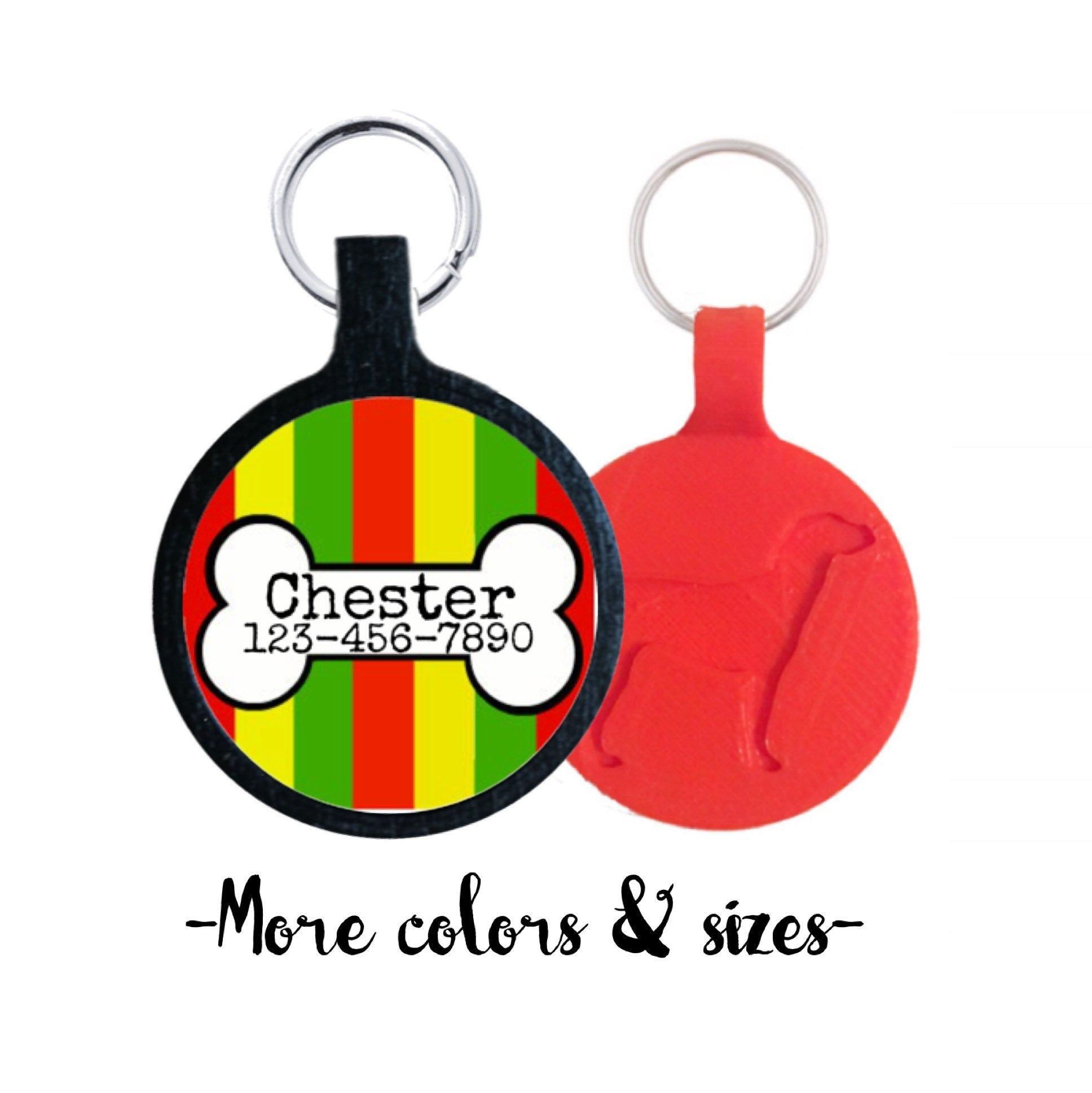 Rasta shops dog tag