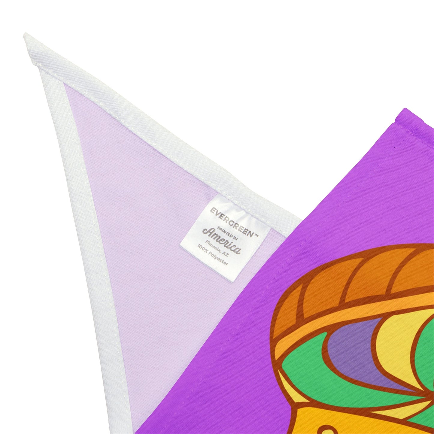 Mardi Gras King Cake Pet Bandana- 2 Sizes