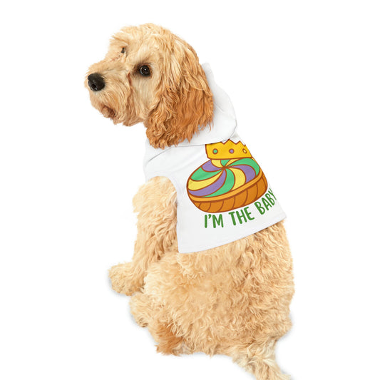 Mardi Gras King Cake Dog Hoodie (xxs-lrg)