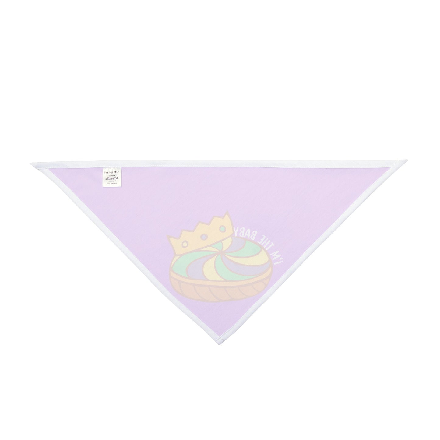 Mardi Gras King Cake Pet Bandana- 2 Sizes